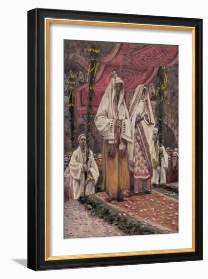 Betrothal of the Holy Virgin and Saint Joseph-James Jacques Joseph Tissot-Framed Giclee Print