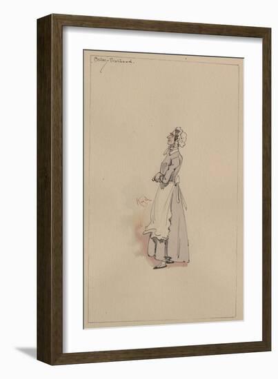 Betsey Trotwood, C.1920s-Joseph Clayton Clarke-Framed Giclee Print