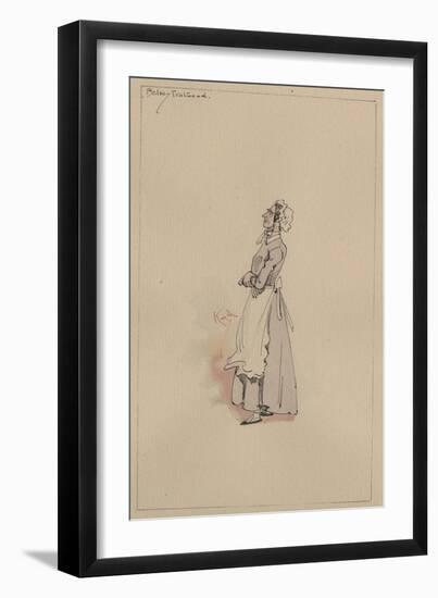 Betsey Trotwood, C.1920s-Joseph Clayton Clarke-Framed Giclee Print