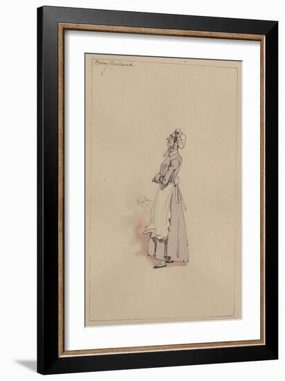 Betsey Trotwood, C.1920s-Joseph Clayton Clarke-Framed Giclee Print