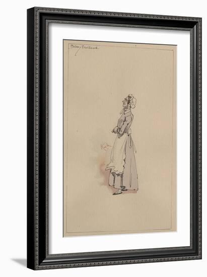 Betsey Trotwood, C.1920s-Joseph Clayton Clarke-Framed Giclee Print