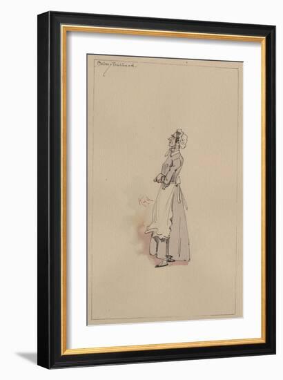 Betsey Trotwood, C.1920s-Joseph Clayton Clarke-Framed Giclee Print