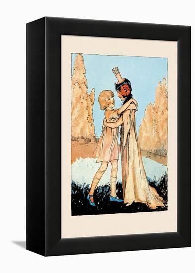 Betsy and Ozma-John R. Neill-Framed Stretched Canvas