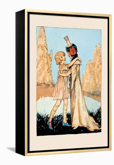 Betsy and Ozma-John R. Neill-Framed Stretched Canvas