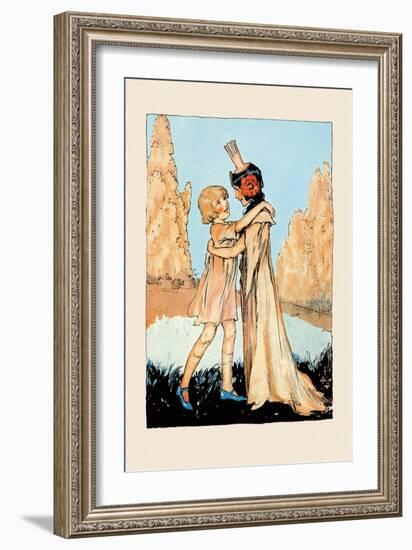 Betsy and Ozma-John R. Neill-Framed Art Print