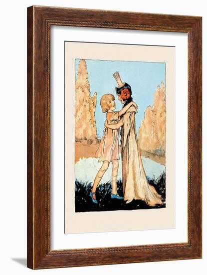 Betsy and Ozma-John R. Neill-Framed Art Print