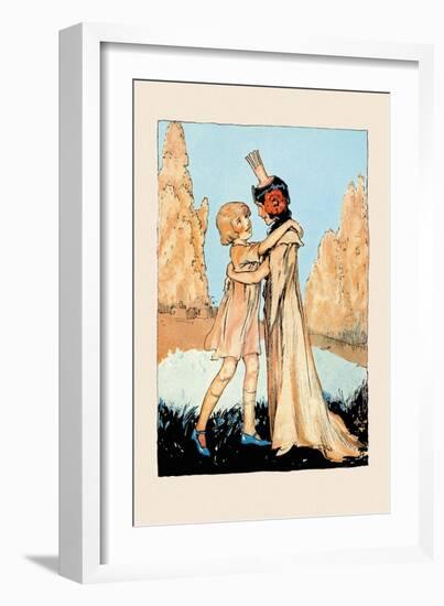 Betsy and Ozma-John R. Neill-Framed Art Print