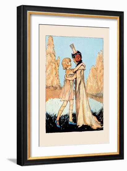 Betsy and Ozma-John R. Neill-Framed Art Print