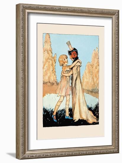 Betsy and Ozma-John R. Neill-Framed Art Print