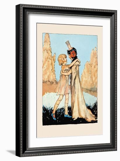 Betsy and Ozma-John R. Neill-Framed Art Print