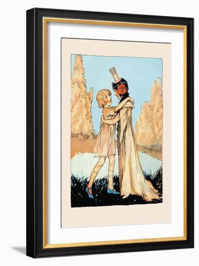 Betsy and Ozma-John R. Neill-Framed Art Print