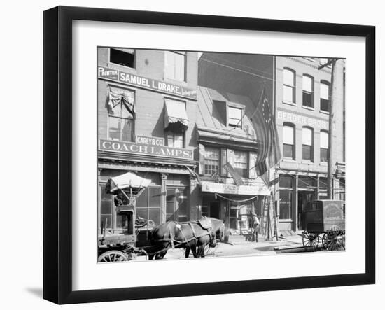 Betsy Ross House, Philadelphia, Pa.-null-Framed Photo