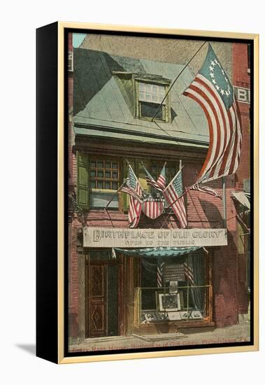 Betsy Ross House, Philadelphia, Pennsylvania-null-Framed Stretched Canvas