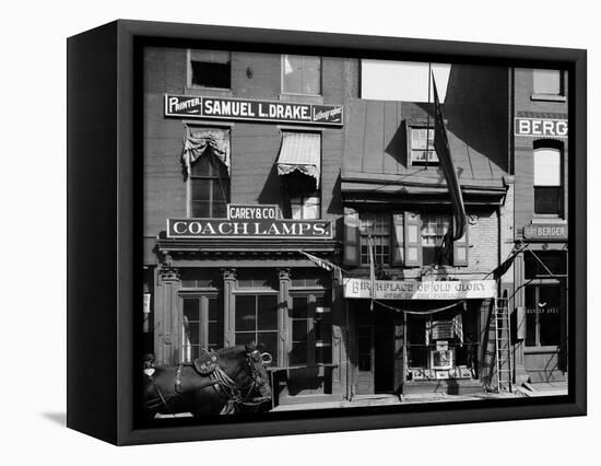 Betsy Ross House, Philadelphia-null-Framed Stretched Canvas