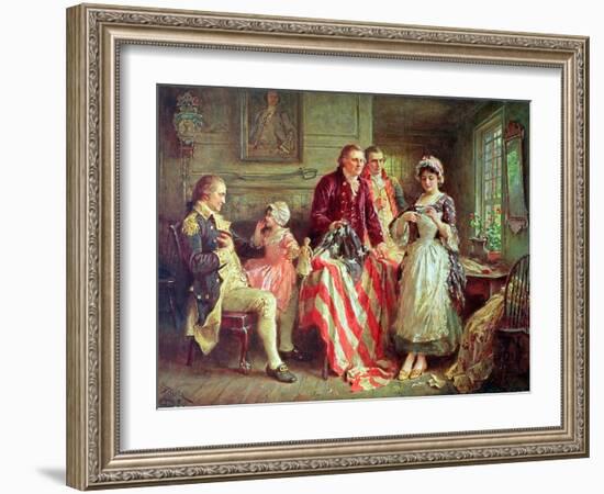 Betsy Ross-Jean Leon Gerome Ferris-Framed Giclee Print