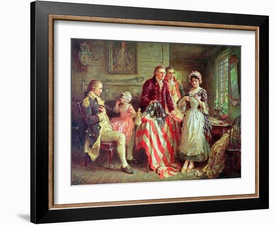 Betsy Ross-Jean Leon Gerome Ferris-Framed Giclee Print