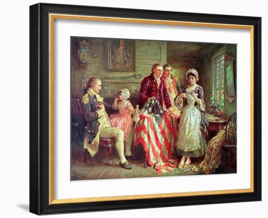 Betsy Ross-Jean Leon Gerome Ferris-Framed Giclee Print