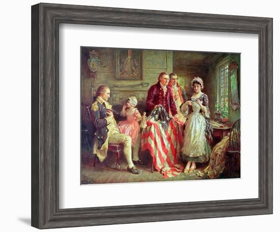 Betsy Ross-Jean Leon Gerome Ferris-Framed Giclee Print