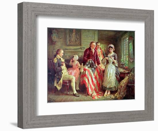 Betsy Ross-Jean Leon Gerome Ferris-Framed Giclee Print