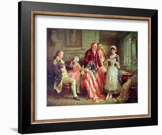 Betsy Ross-Jean Leon Gerome Ferris-Framed Giclee Print