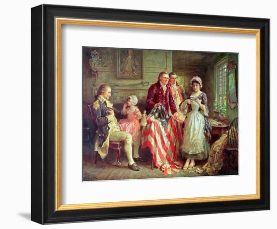 Betsy Ross-Jean Leon Gerome Ferris-Framed Giclee Print
