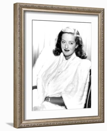 Bette Davis, Ca. Late 1940s-null-Framed Photo