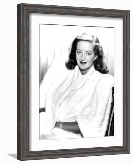 Bette Davis, Ca. Late 1940s-null-Framed Photo