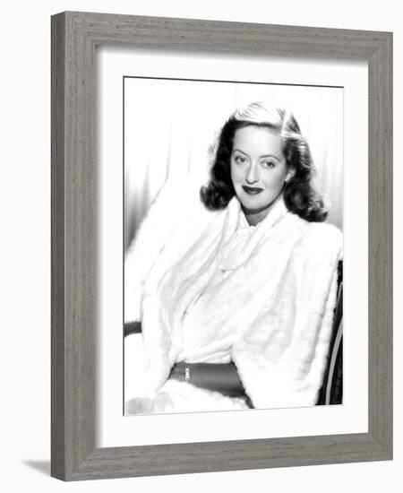 Bette Davis, Ca. Late 1940s-null-Framed Photo