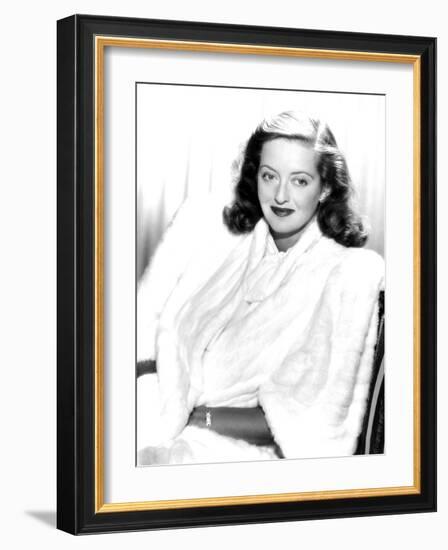 Bette Davis, Ca. Late 1940s-null-Framed Photo