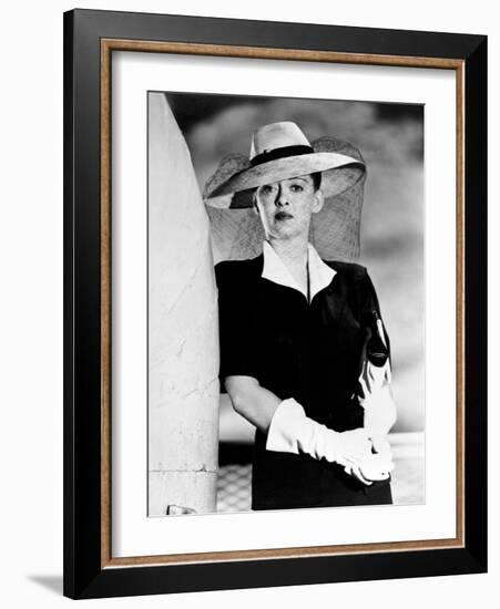 Bette Davis. "Now, Voyager" 1942, Directed by Irving Rapper-null-Framed Photographic Print