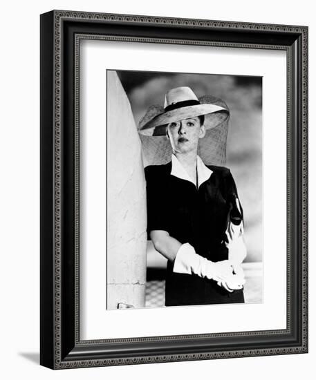 Bette Davis. "Now, Voyager" 1942, Directed by Irving Rapper-null-Framed Photographic Print