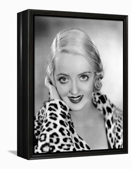 Bette Davis, Warner Bros. Portrait, 1932-null-Framed Stretched Canvas