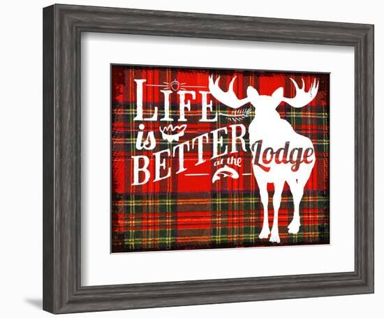 Better at the Lodge-null-Framed Giclee Print