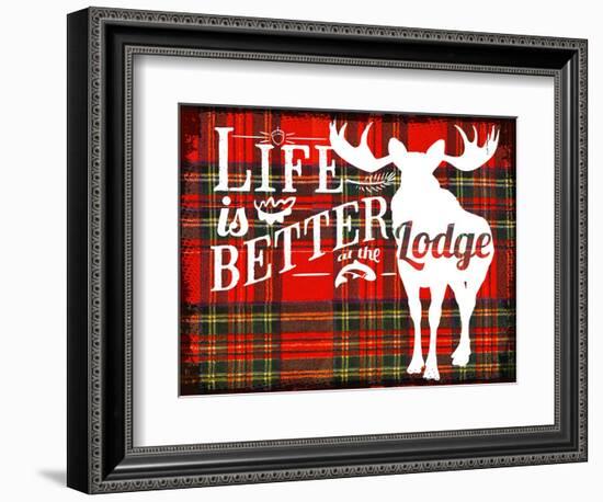 Better at the Lodge-null-Framed Giclee Print