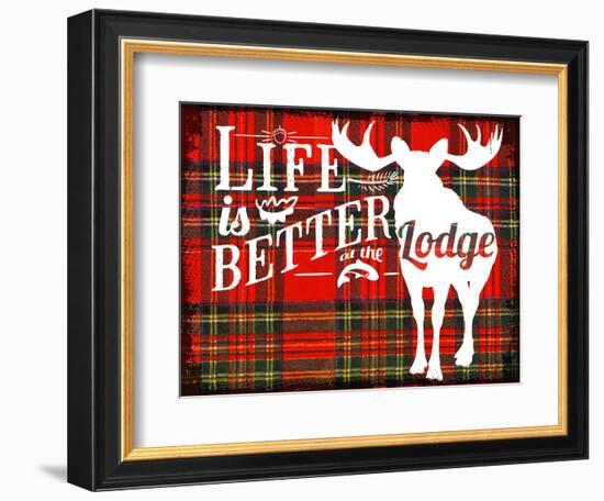 Better at the Lodge-null-Framed Giclee Print