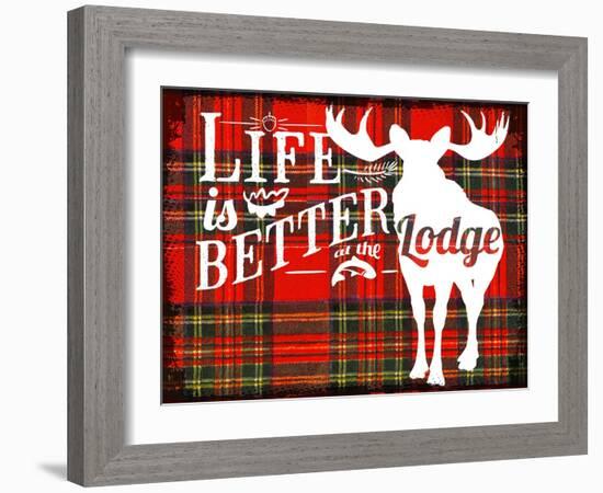 Better at the Lodge-null-Framed Giclee Print