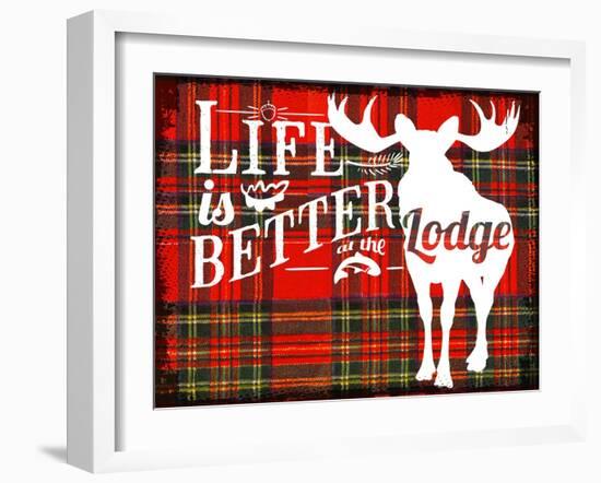 Better at the Lodge-null-Framed Giclee Print