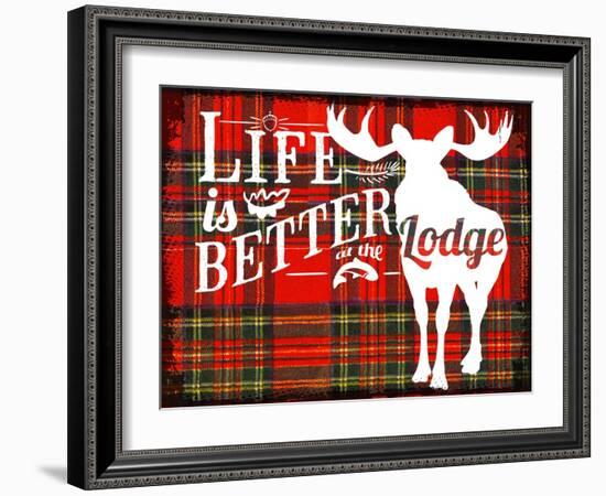 Better at the Lodge-null-Framed Giclee Print