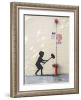 Better Out Than In-Banksy-Framed Giclee Print
