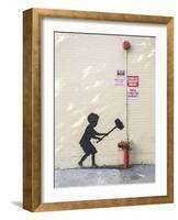 Better Out Than In-Banksy-Framed Giclee Print