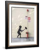 Better Out Than In-Banksy-Framed Giclee Print