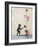 Better Out Than In-Banksy-Framed Giclee Print