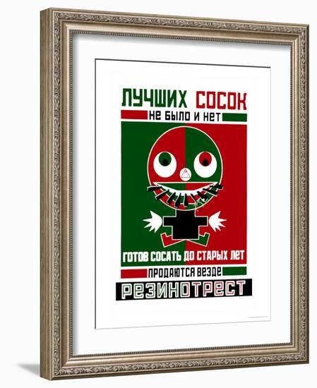 Better Pacifiers-Aleksandr Rodchenko-Framed Art Print