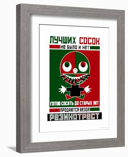 Better Pacifiers-Aleksandr Rodchenko-Framed Art Print