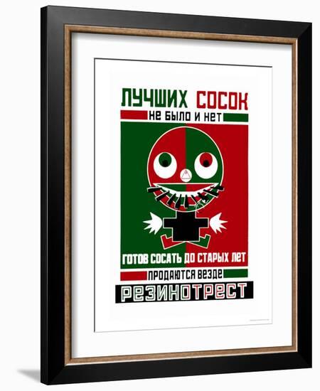 Better Pacifiers-Aleksandr Rodchenko-Framed Art Print