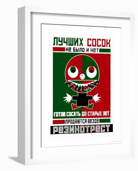 Better Pacifiers-Aleksandr Rodchenko-Framed Art Print