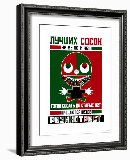 Better Pacifiers-Aleksandr Rodchenko-Framed Art Print