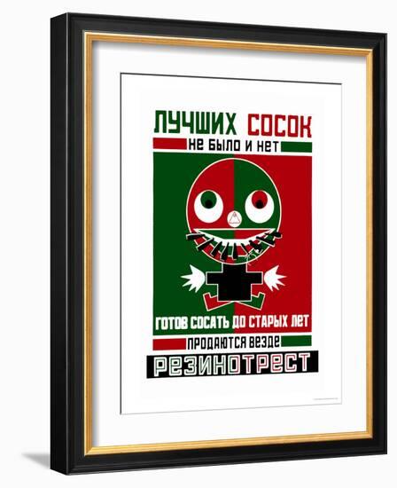 Better Pacifiers-Aleksandr Rodchenko-Framed Art Print