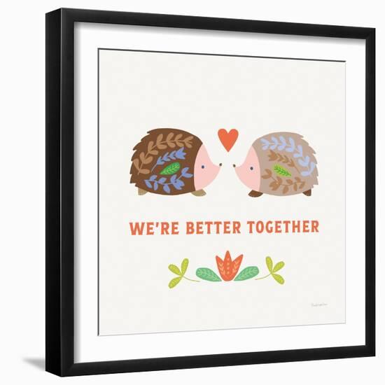 Better Together II-Mercedes Lopez Charro-Framed Art Print