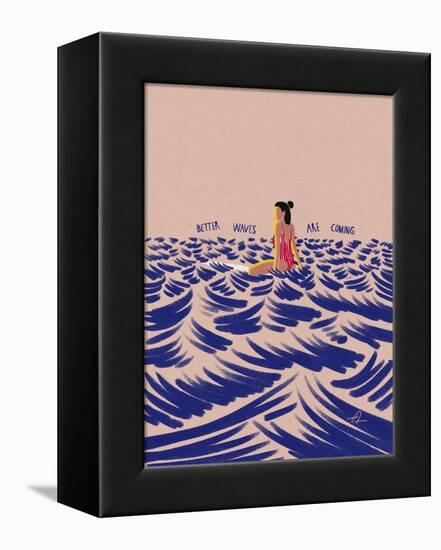 Better Waves are Coming-Fabian Lavater-Framed Premier Image Canvas